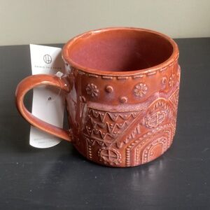 NWOT Easton Fine Dining Gingerbread Holiday Ceramic Mug